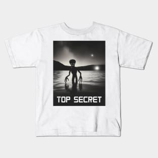 Top Secret Alien Sighting Kids T-Shirt